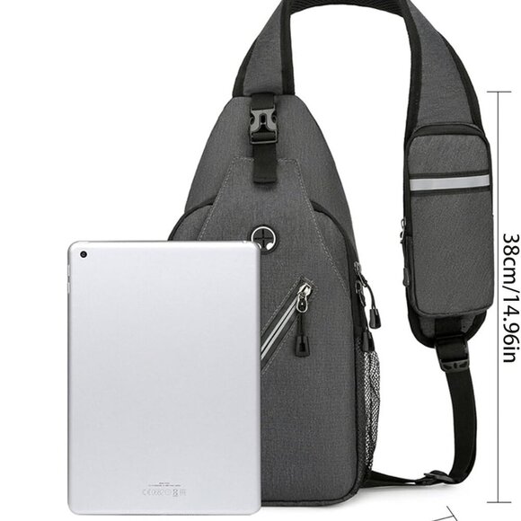 Crossbody Bags Sling Backpack, Sling Bag Cross body Shoulder Bag for Men and Wom - Picture 7 of 9